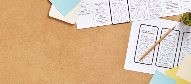 手机应用设计概念网页横幅图片下载