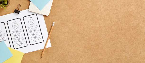 手机应用设计概念网页横幅图片下载