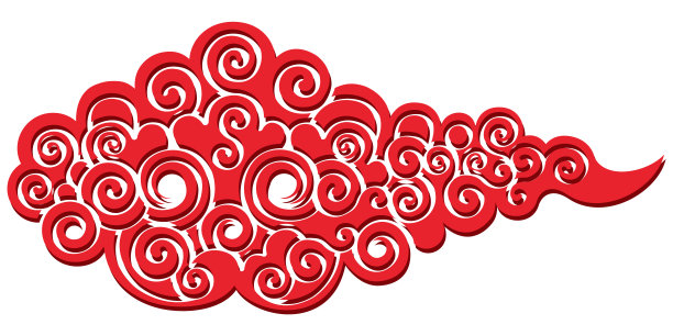 中式传统云纹插画图片下载