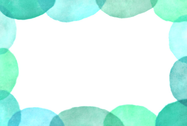 美丽和简单的框架插图在水彩风格图片下载