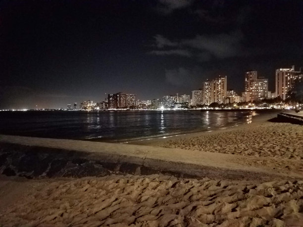 火奴鲁鲁城市场景图片下载