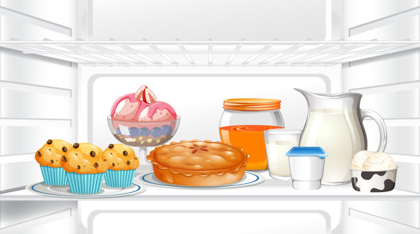 冰箱里面有食物图片下载