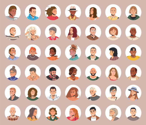 不同的用户头像集合图片下载