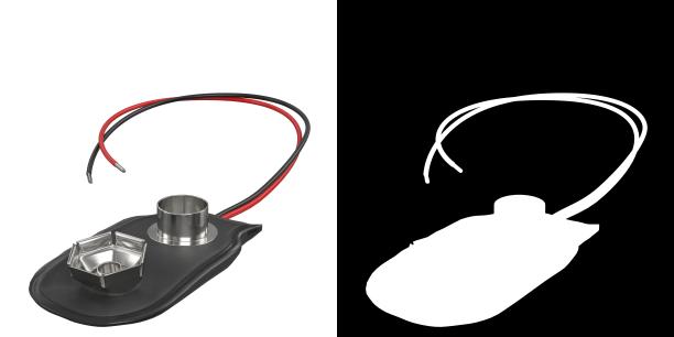 电池夹连接器上的9v卡扣图片下载