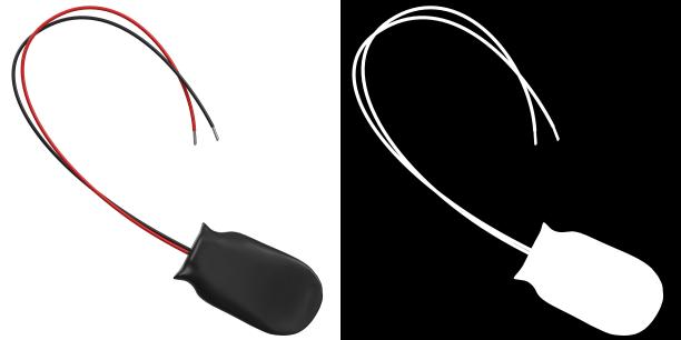 电池夹连接器上的9v卡扣图片下载