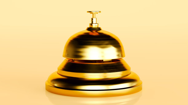 接收铃声被隔离在彩色背景上，图片下载