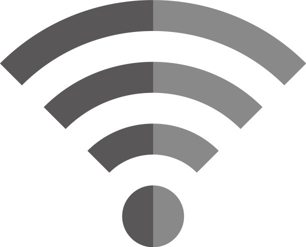 简单的Wi-Fi符号图标图片下载