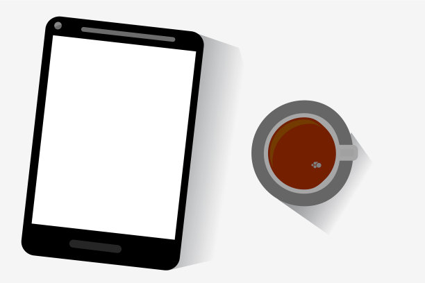 简单的平躺药片和一杯咖啡图片下载