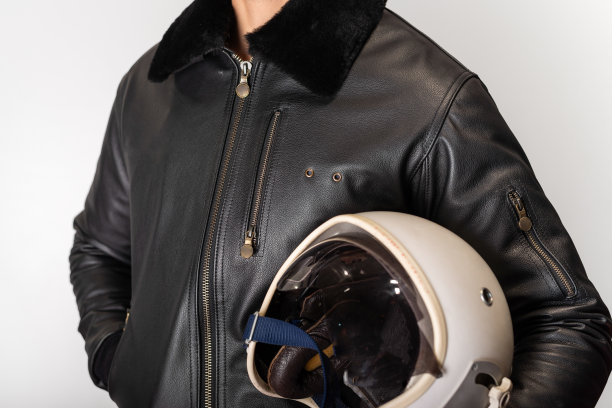 男士皮夹克库存照片图片下载