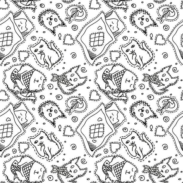 猫无缝图片下载