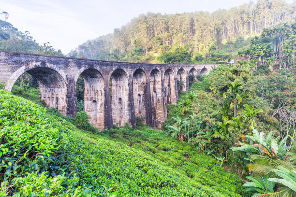 九个拱形桥图片下载