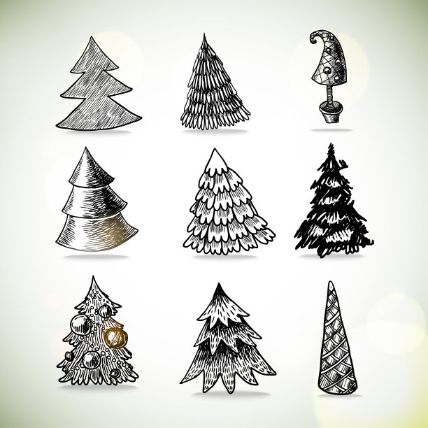 手工淹死圣诞树套装图片下载