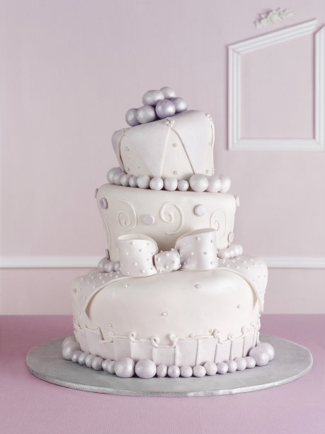 别致的现代婚礼蛋糕图片下载