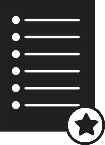 收藏夹列表图标在白色背景的愿望列表图片下载