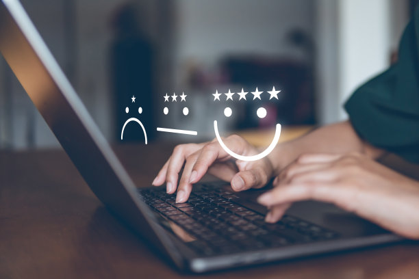 顾客点评满意度反馈调查理念，在线申请评分服务体验。图片下载