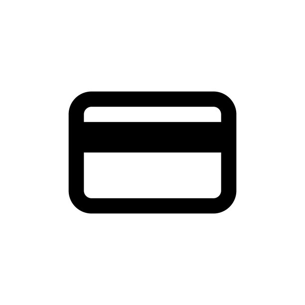 信用卡银行支付，线网页或移动界面矢量图标图片下载