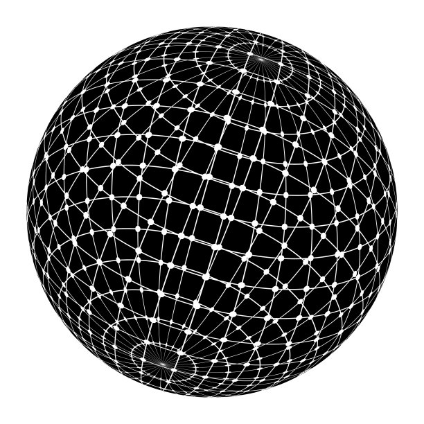 球面图像的网络。图片下载