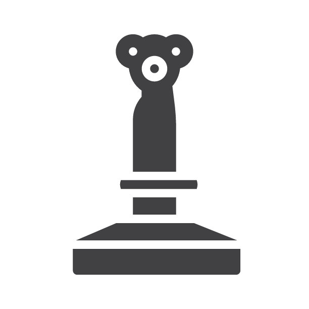 游戏操纵杆矢量图标图片下载