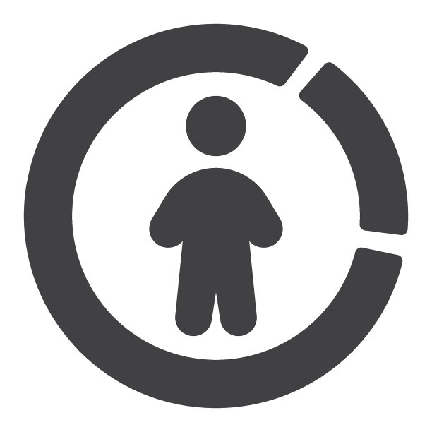 人类水平衡矢量图标图片下载