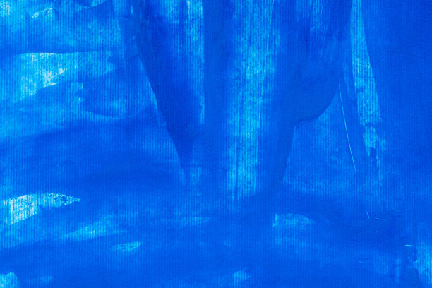 蓝色画在白色背景纹理特写图片下载