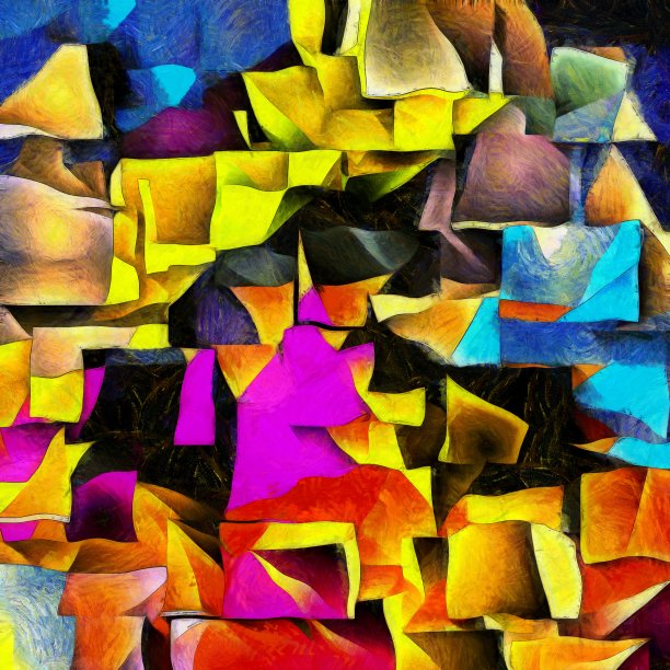 抽象绘画丰富多彩图片下载