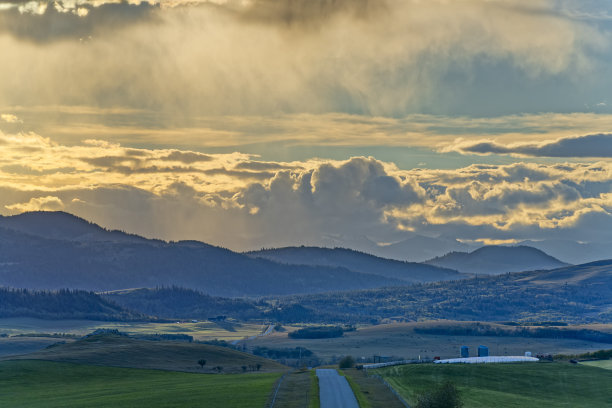 加拿大阿尔伯塔省农村图片下载