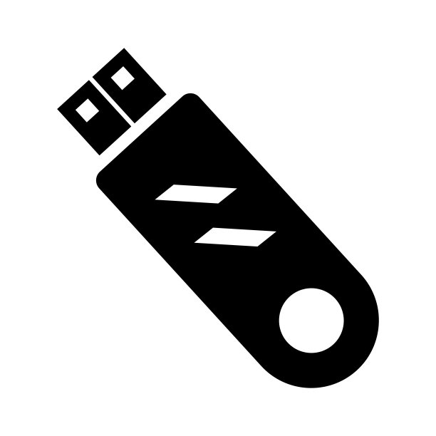 Flash,驱动器图标。黑色的矢量图形。图片下载