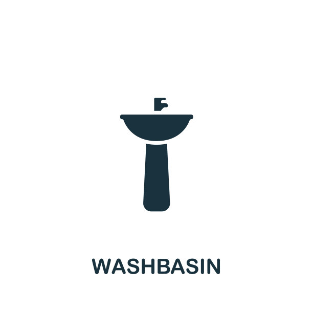 脸盆图标单色简单的脸盆图标图片下载