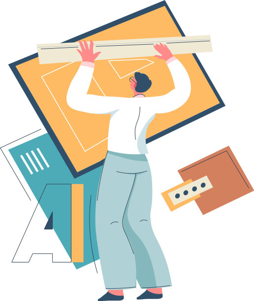 建筑师和项目工程师一起工作图片下载