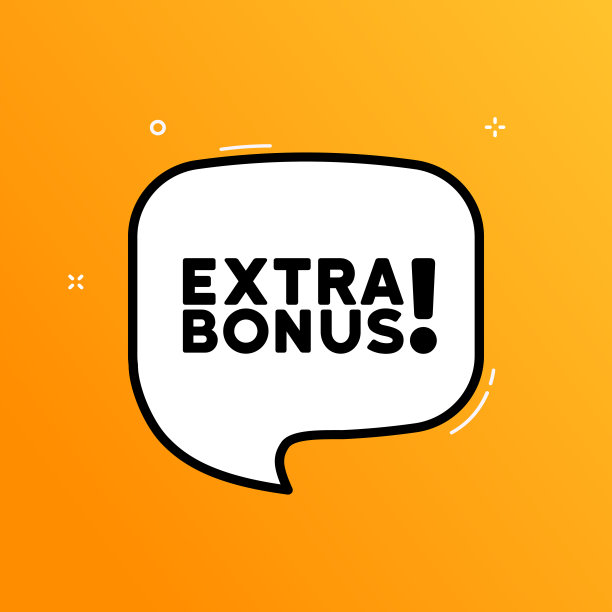 语音气泡与额外的奖金文本。复古漫画风格。波普艺术风格。矢量线图标的业务和广告图片下载