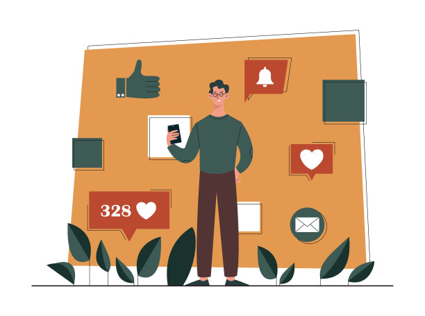 社交网络的概念图片下载