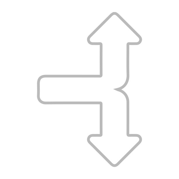 方向性，交互弯曲前方，导航，两种方式的图标图片下载