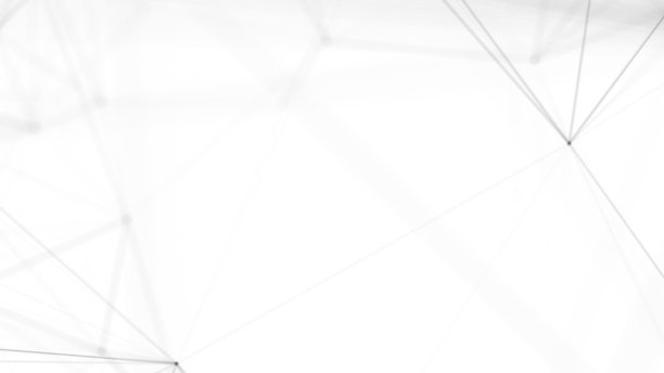 丛幻想抽象技术。抽象的几何背景与移动的线，点和三角形。科学。医学和技术图片下载