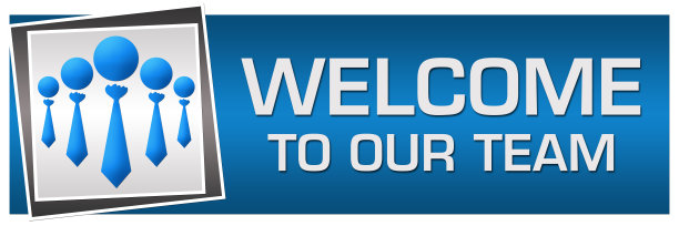 欢迎来到我们的团队蓝灰盒水平图片下载