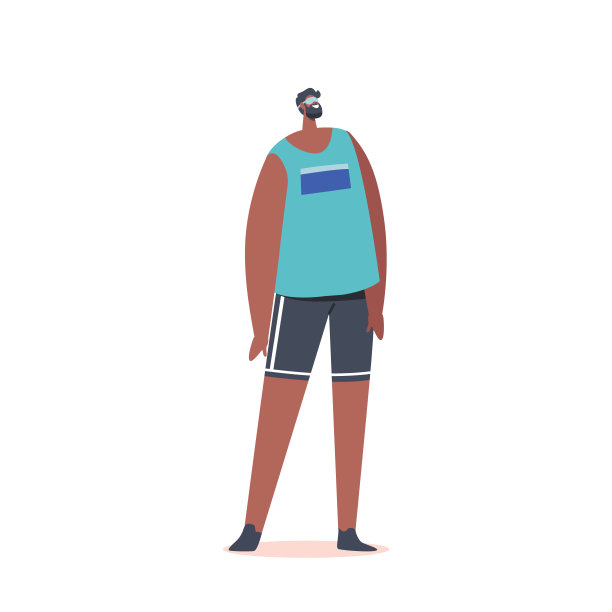 残疾人盲人运动员，穿着制服的残疾人运动员，白色背景下孤立的残疾人运动员，受伤的年轻人图片下载