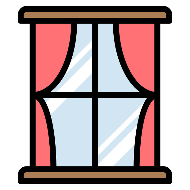 窗口图标矢量插图。图片下载