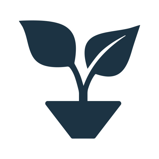 生态，植物区系，自然，自然，植物图标。简单的版本。图片下载