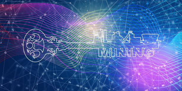 平面设计风格现代插画概念是矿业的一个重点图片下载