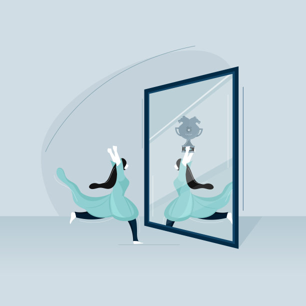 具有自我激励能力的女商人图片下载