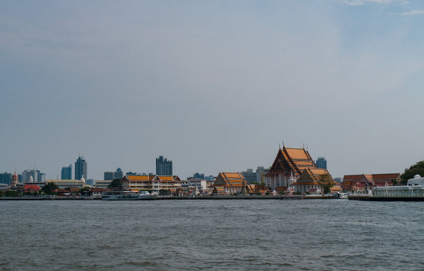 泰国曼谷的Chaopraya河景观图片下载