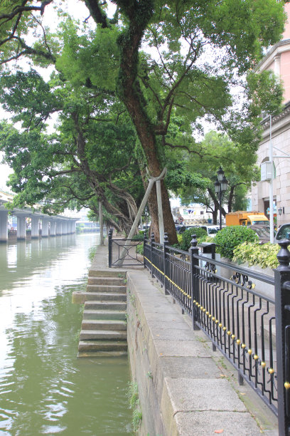 广东省广州沙面城市建筑图片下载