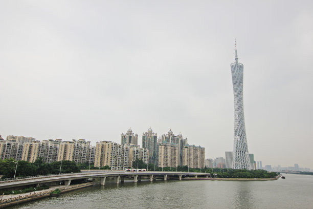 广东省广州珠江新城城市建筑图片下载