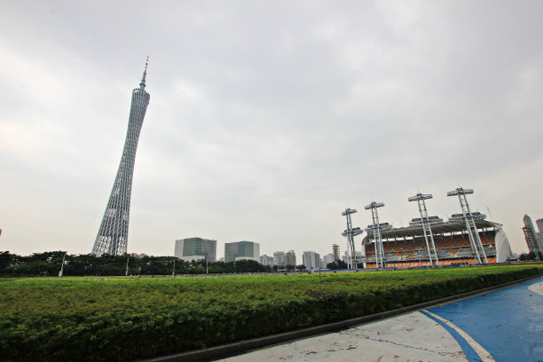 广东省广州珠江新城城市建筑图片下载