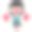 拿着两个红包跑来的女孩插画元素图片下载