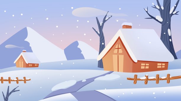 大雪冬天唯美雪景图片下载