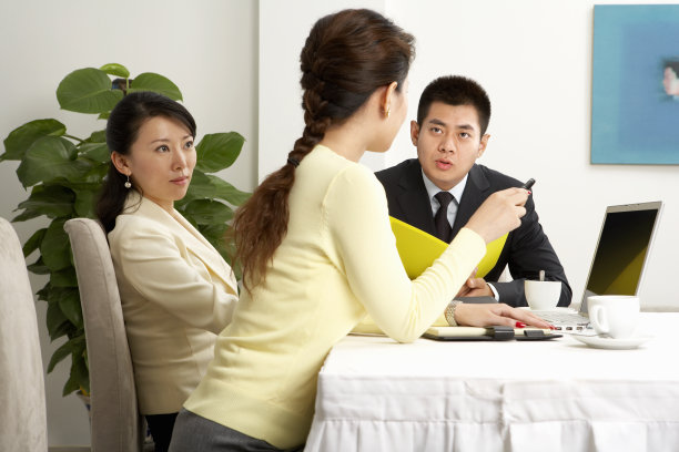 商务人士谈话图片下载