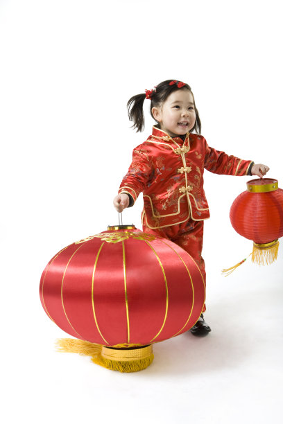 拿灯笼的小女孩图片下载