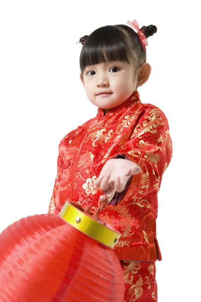 拿灯笼的小女孩图片下载