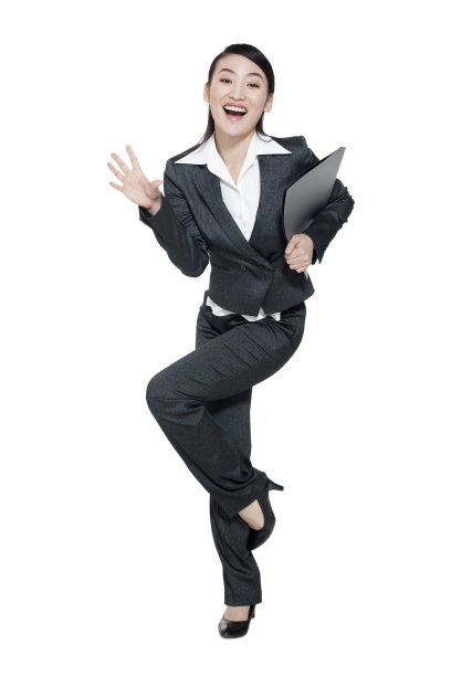 商务女士全身像图片下载