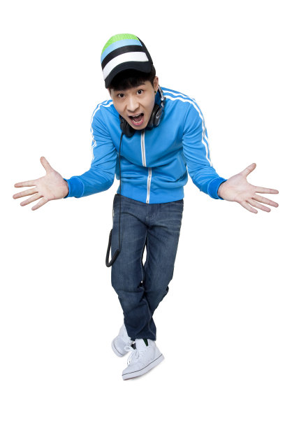 时尚Hip-hop青年男子图片下载